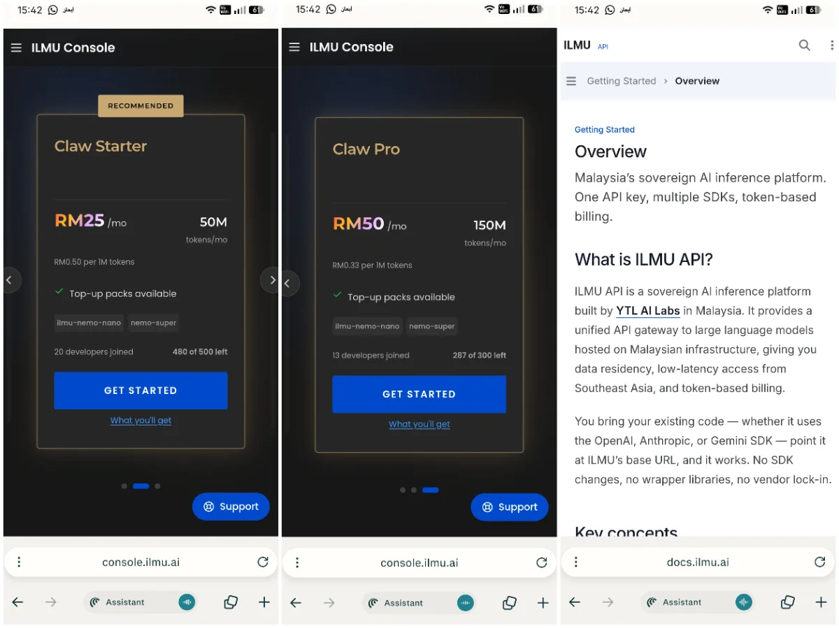 ILMU Claw Dilancarkan - Akses API AI Tempatan, Dari RM25 Sebulan