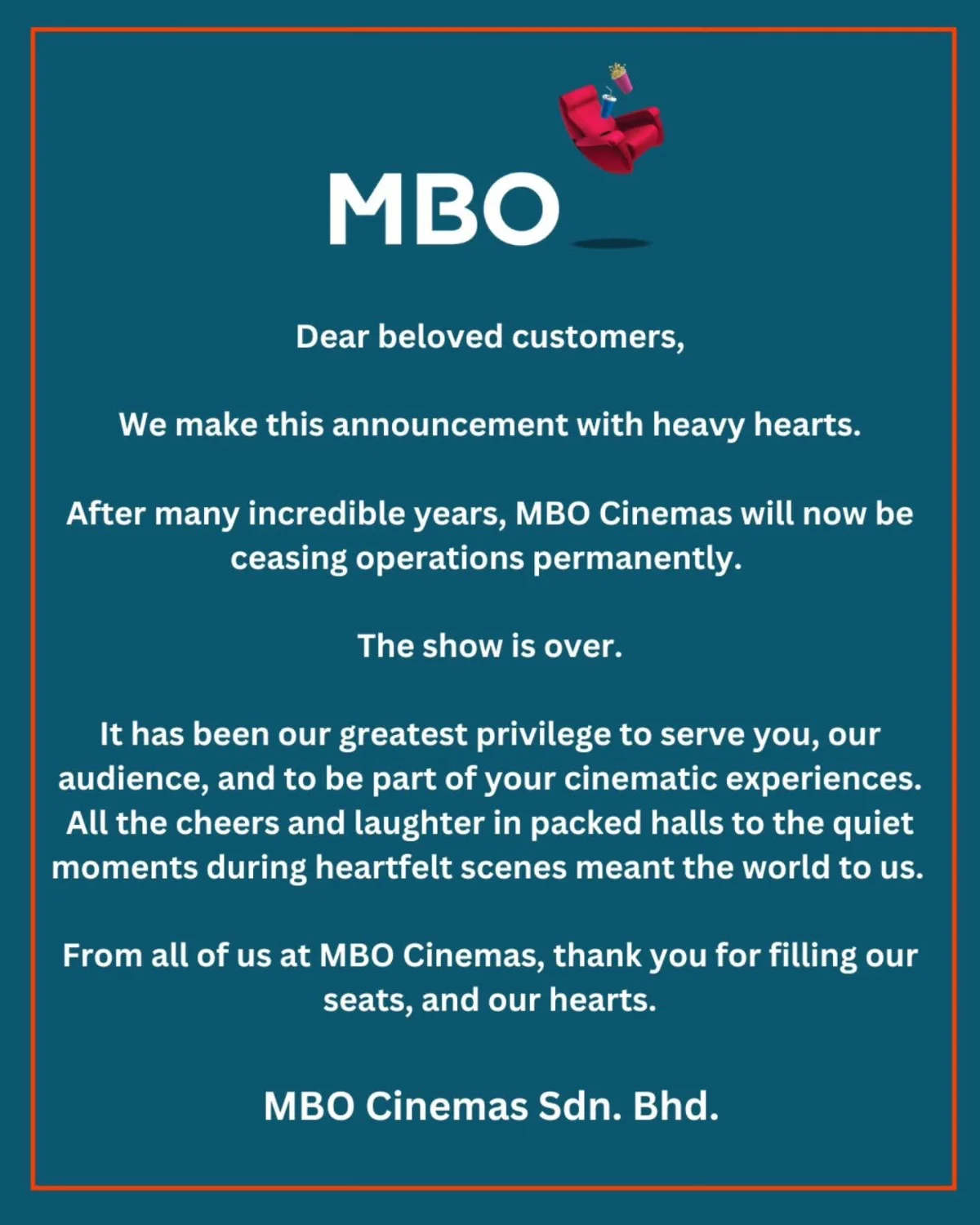 MBO Cinemas Tutup Selamanya