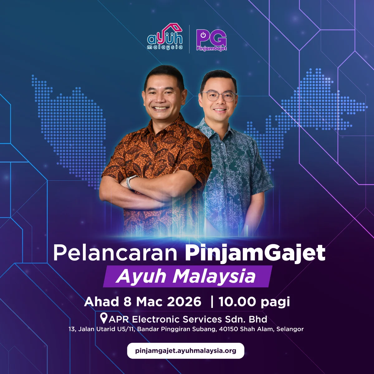PinjamGajet Dilancarkan - Inisiatif Baharu Di Bawah Ayuh Malaysia