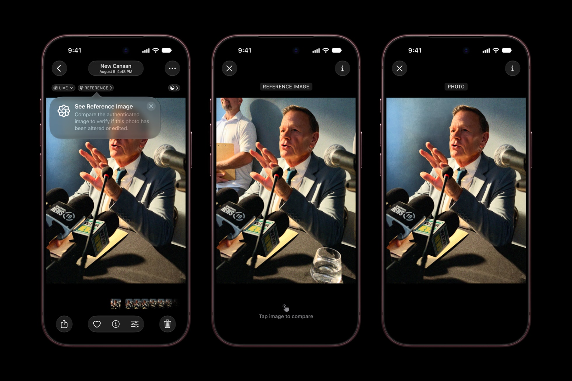 iPhone 18 Pro dalam aplikasi Photos