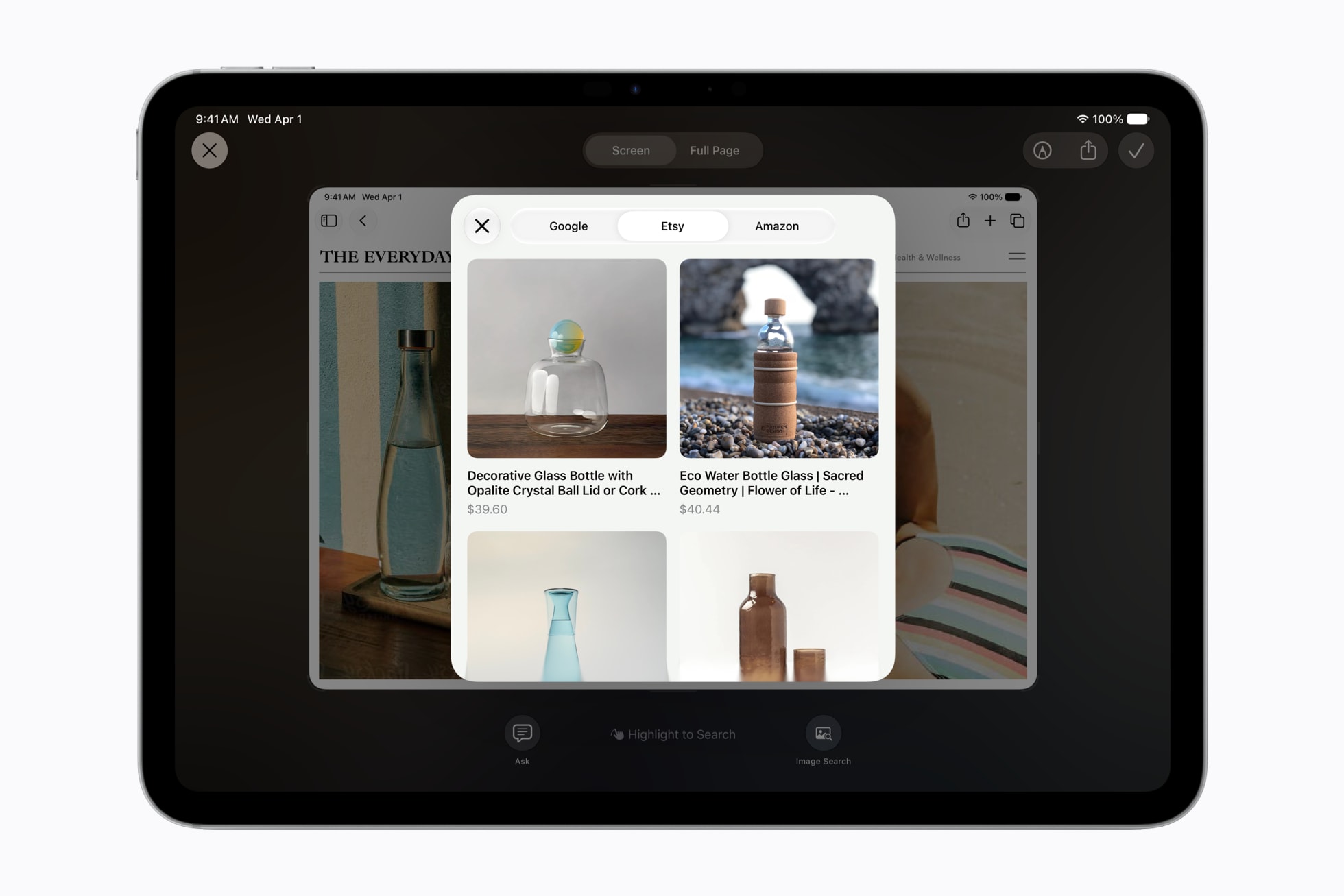 Siri AI Visual Intelligence pada iPad