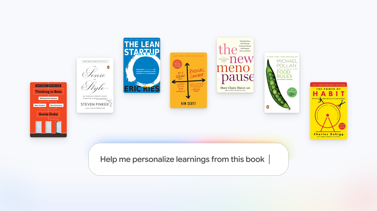 Gemini Notebook kini boleh rujuk lebih 100,000 buku yang layak dibeli di Google Play