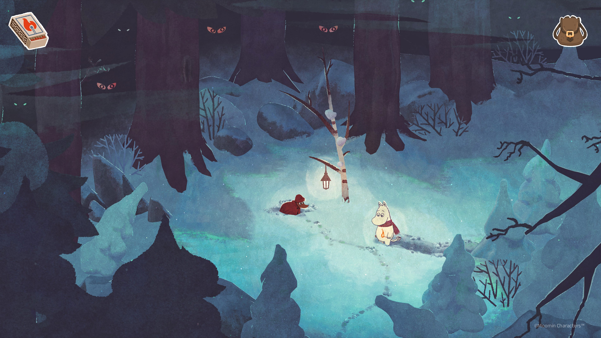 Tangkap layar rasmi Moomintroll: Winter’s Warmth