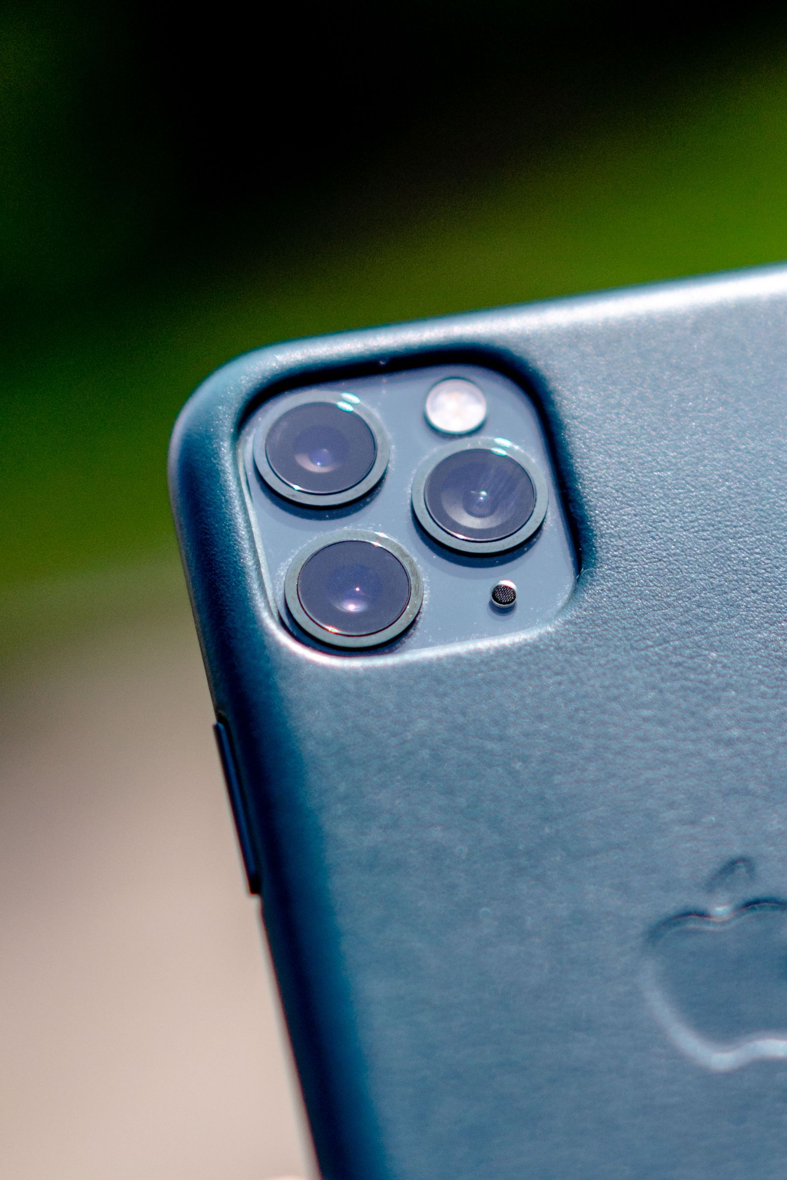 Pandangan dekat modul kamera iPhone
