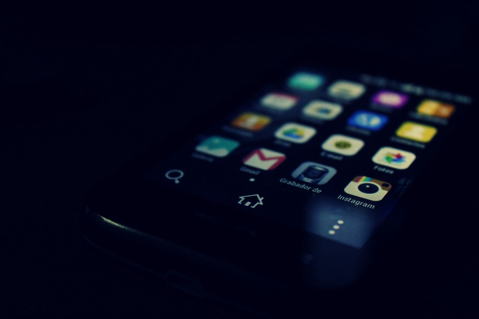 Ikon aplikasi pada telefon Android