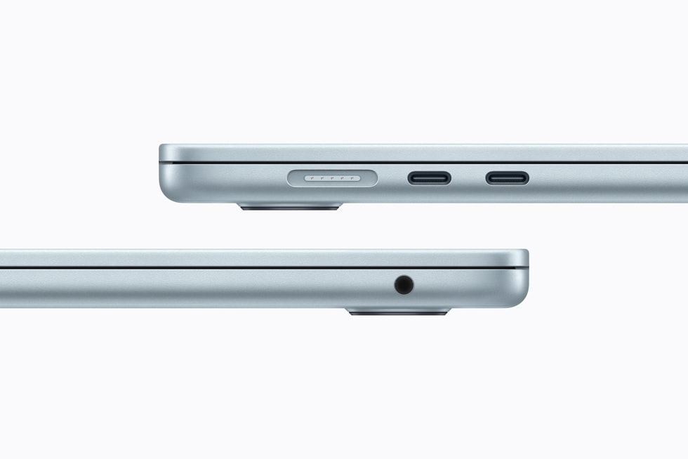 Port pada kedua-dua sisi MacBook Air M5