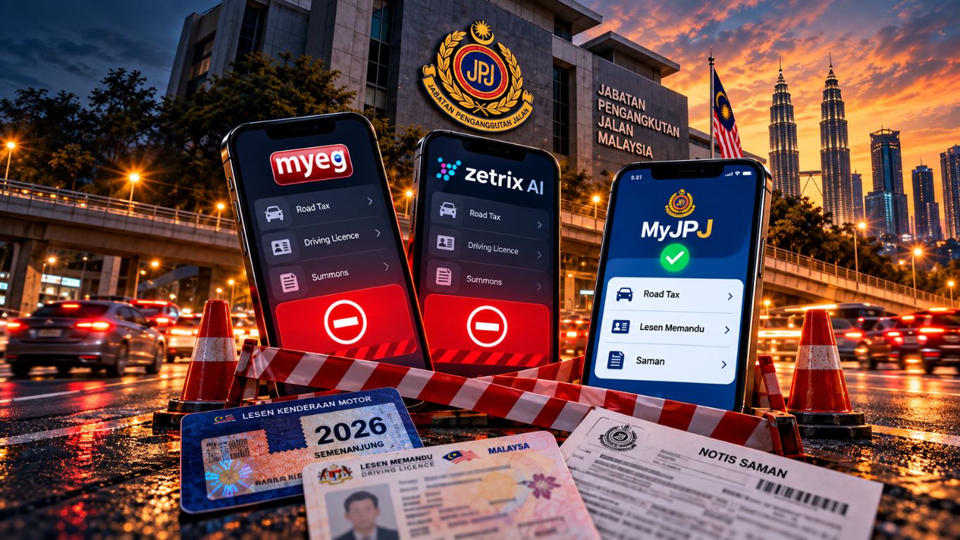 JPJ Henti Perkhidmatan MyEG dan Zetrix AI Mulai 5 Oktober — Ini Apa Yang Pengguna Perlu Tahu
