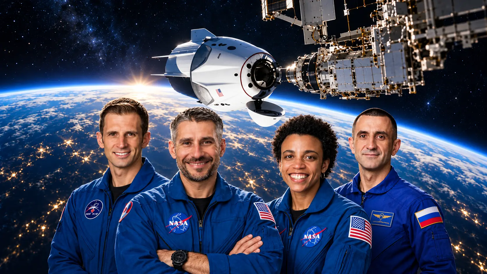 Crew-13 Tiba di ISS Dalam 7 Jam 55 Minit, Rekod Baharu Kapal Angkasa AS
