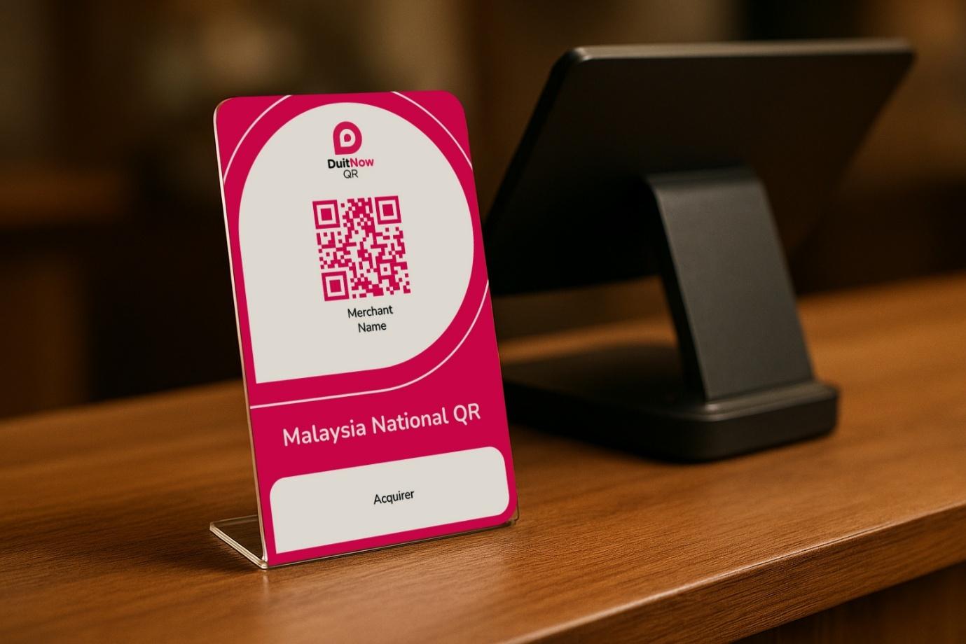 DuitNow QR standee
