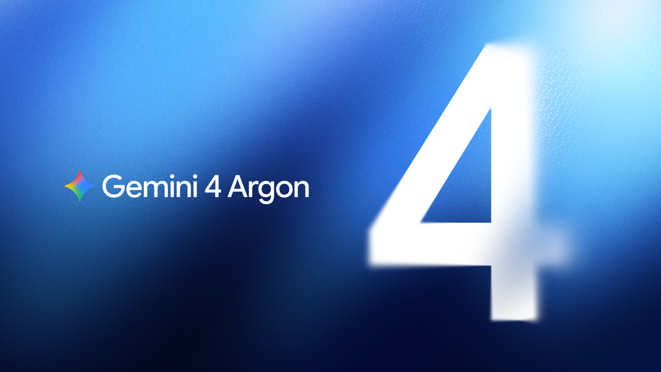 Visual pengumuman Gemini 4 Argon