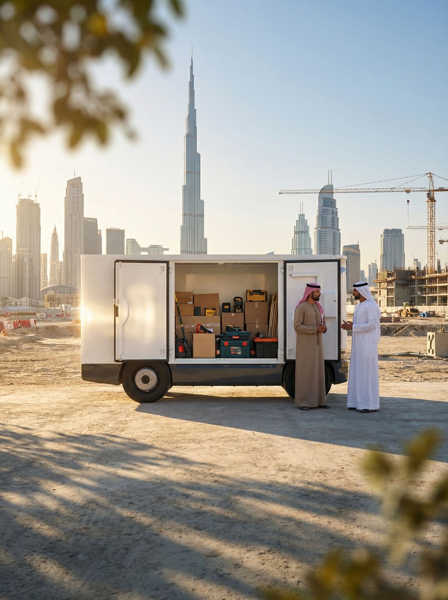RoboVan ALS beroperasi dalam persekitaran logistik