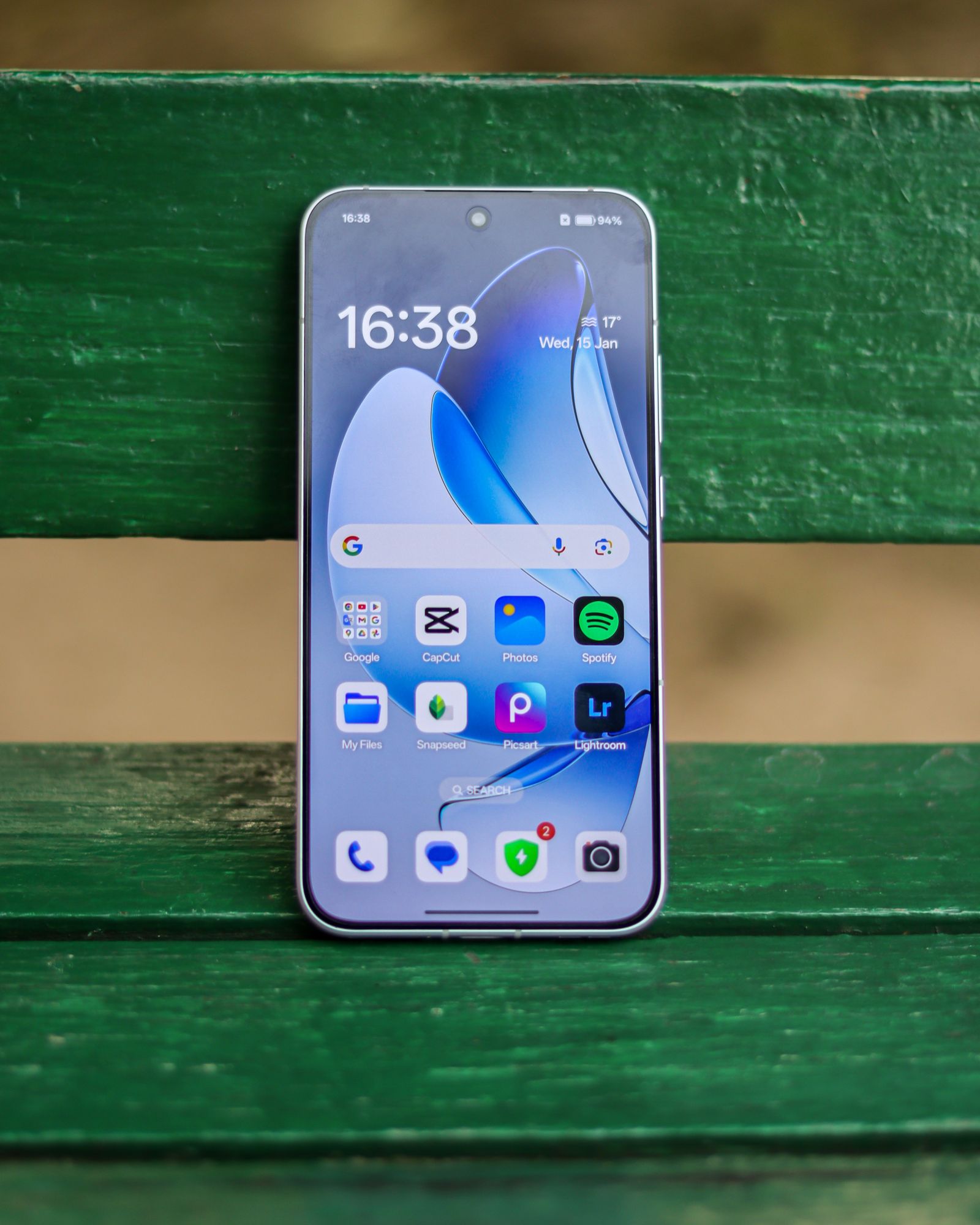 Aplikasi pada skrin telefon Android