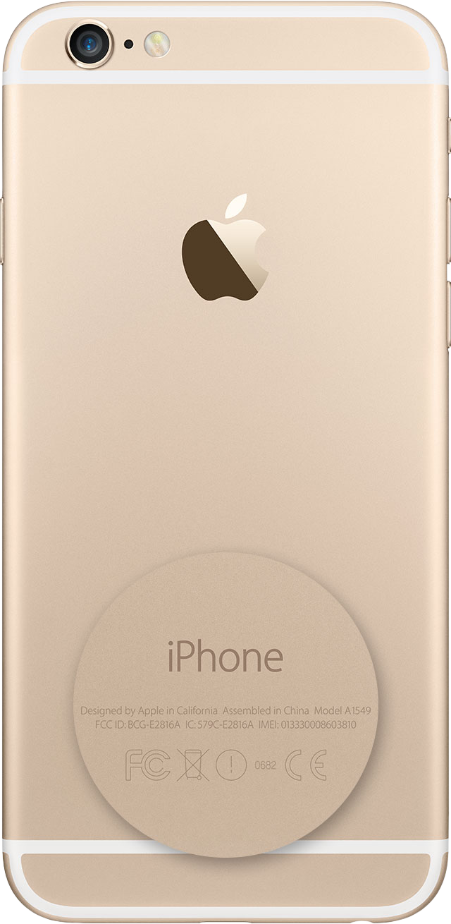 Lokasi nombor model pada belakang iPhone lama